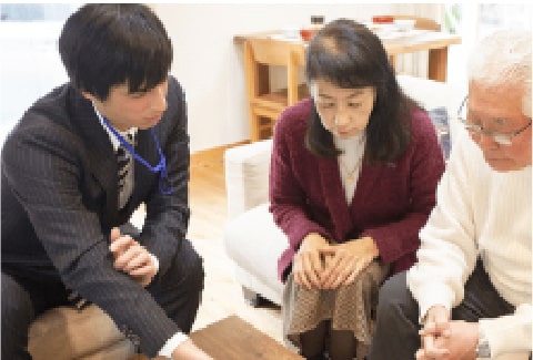 2. ご自宅へご訪問